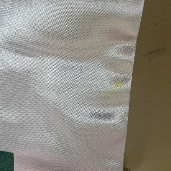 NEW Sliced Pineapple & Hawaiian Islands Satin Rope Drawstring Backpack Bag - Picture 6 of 7